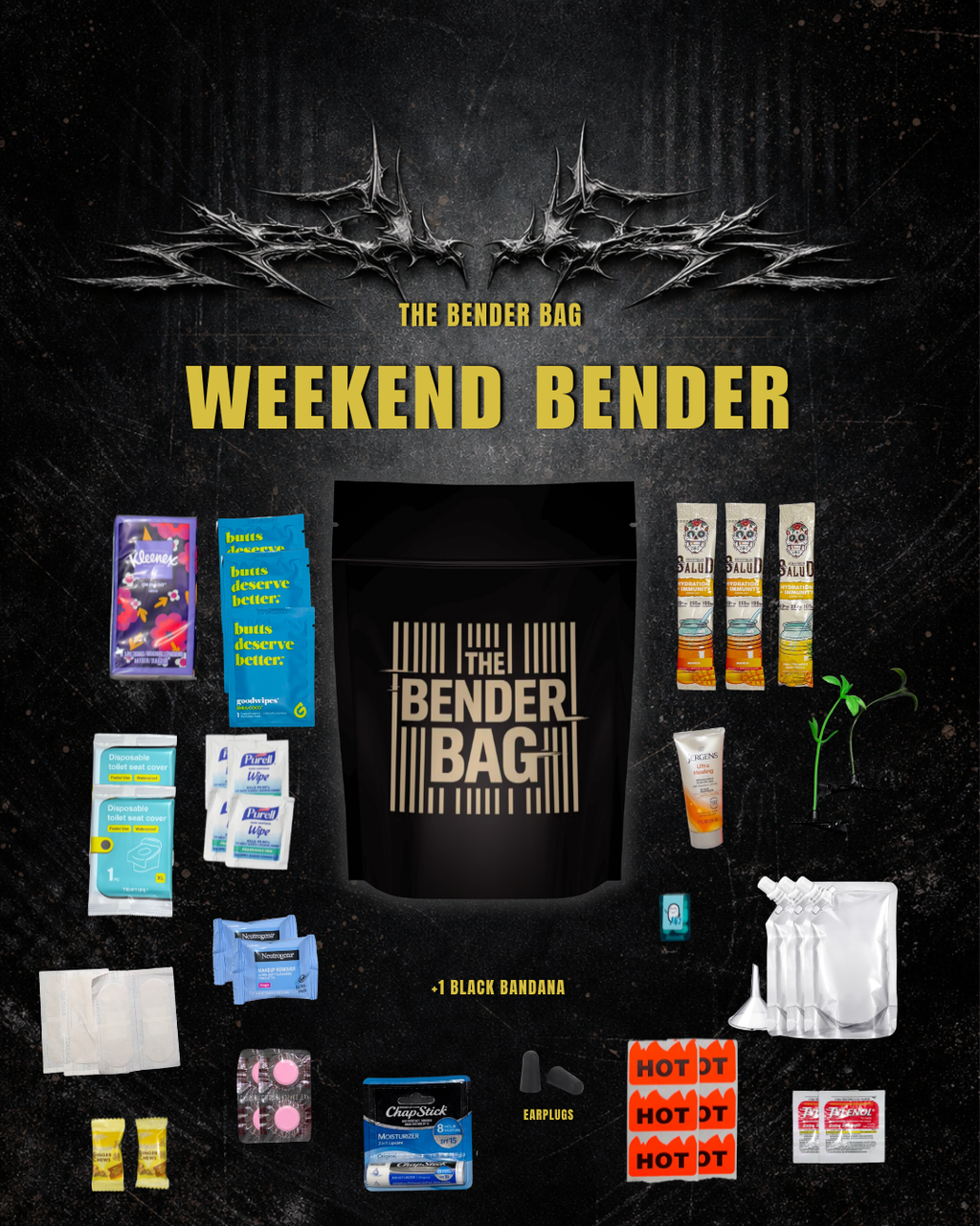 Weekend Bender - The Bender Bag ( 2 Day )