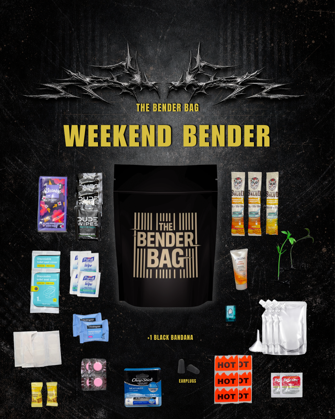 Weekend Bender - The Bender Bag ( 2 Day )