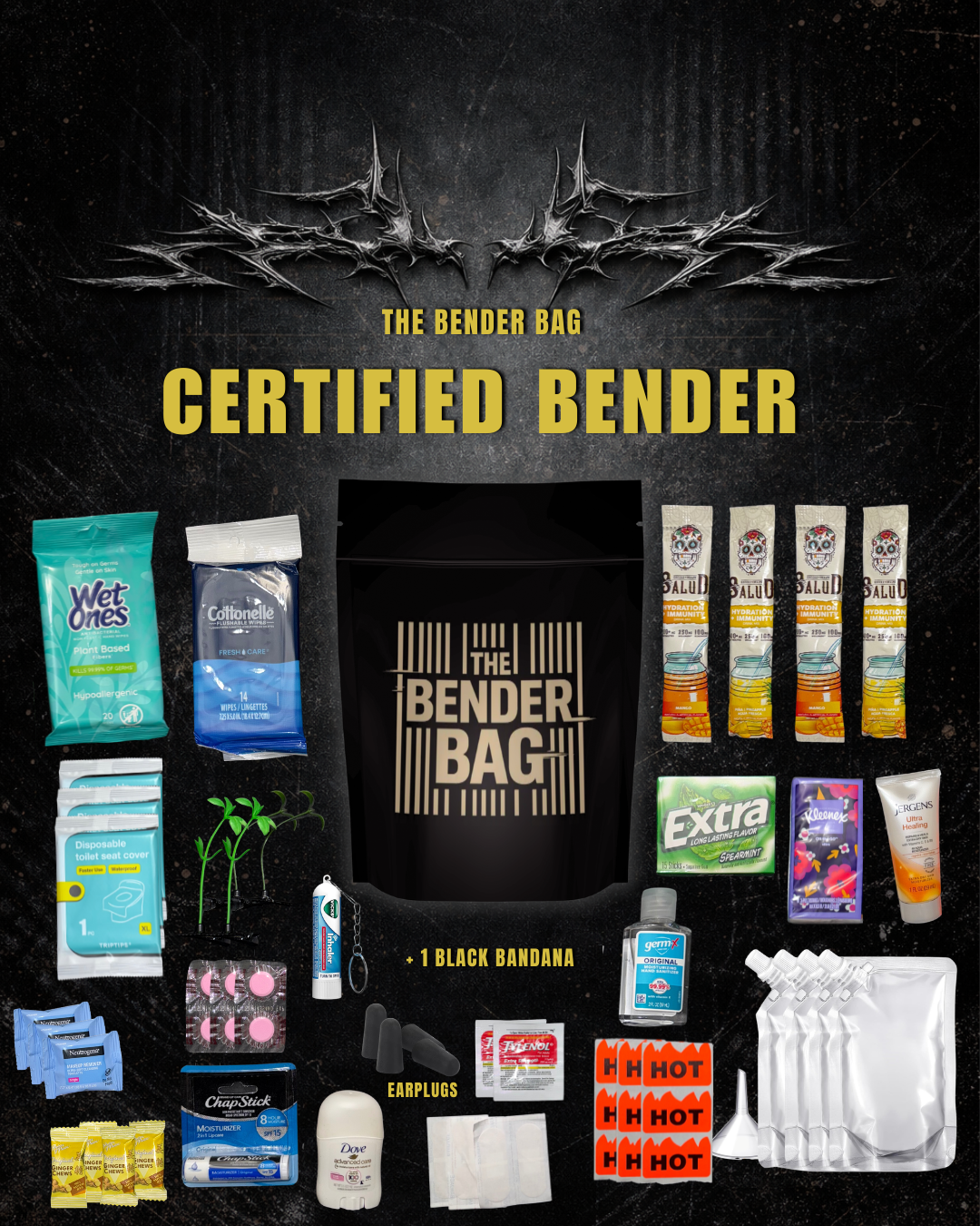 Certified Bender - The Bender Bag ( 3 Day )
